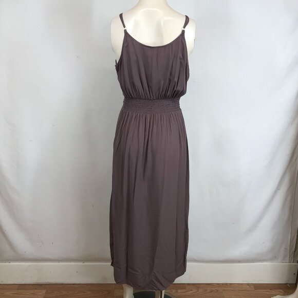 CARVE DESIGN - WOMEN'S MEDIUM -  SPAGHETTI STRAP V NECK 100% RAYON MIDI DRESS - Picture 5 of 8